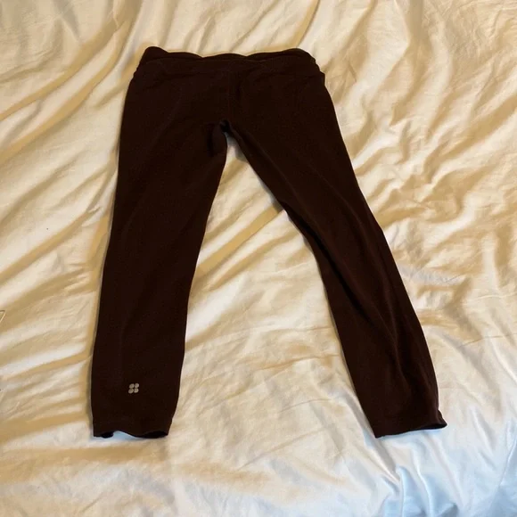 Sweaty Betty All Day 7/8 Maroon Leggings - Picture 4 of 4